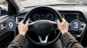 9-3-300x167 Cara Memegang Setir Mobil yang Benar